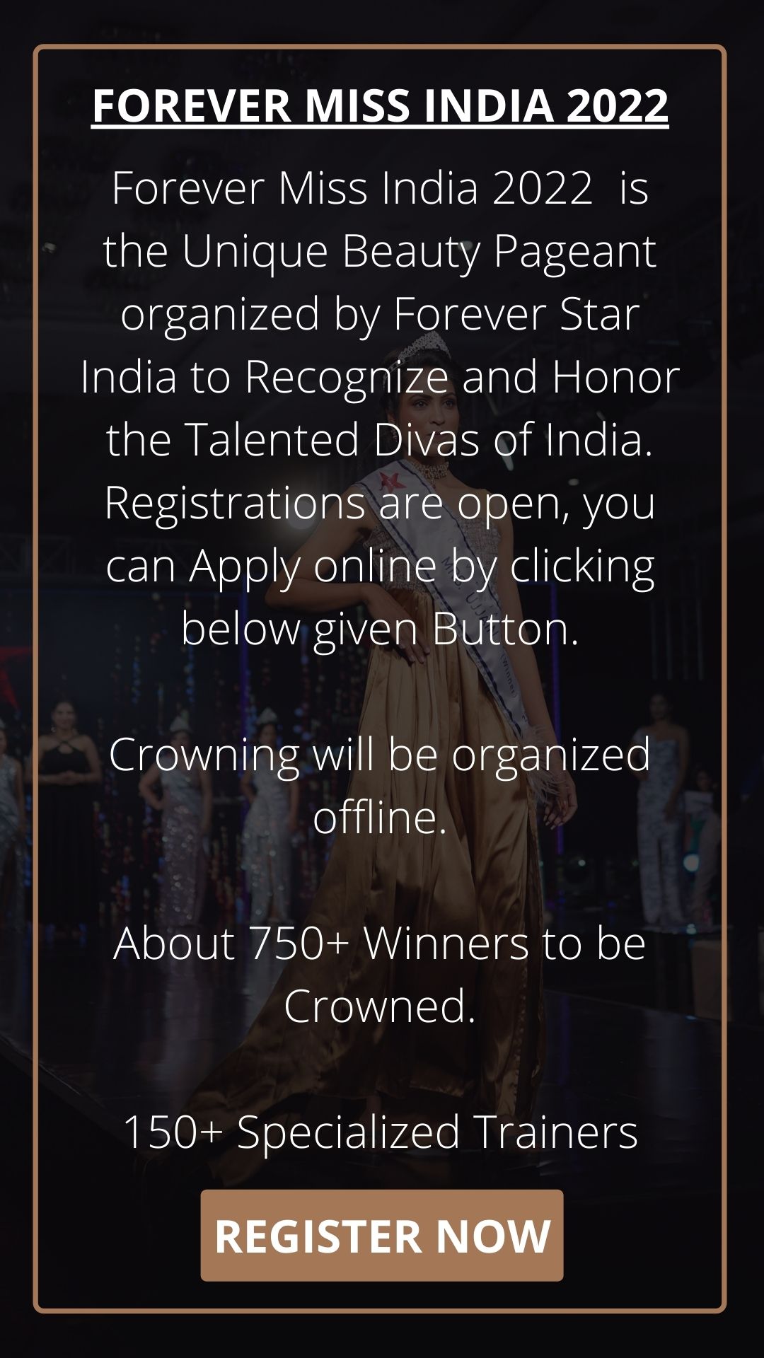 Miss India 2022 Apply Online